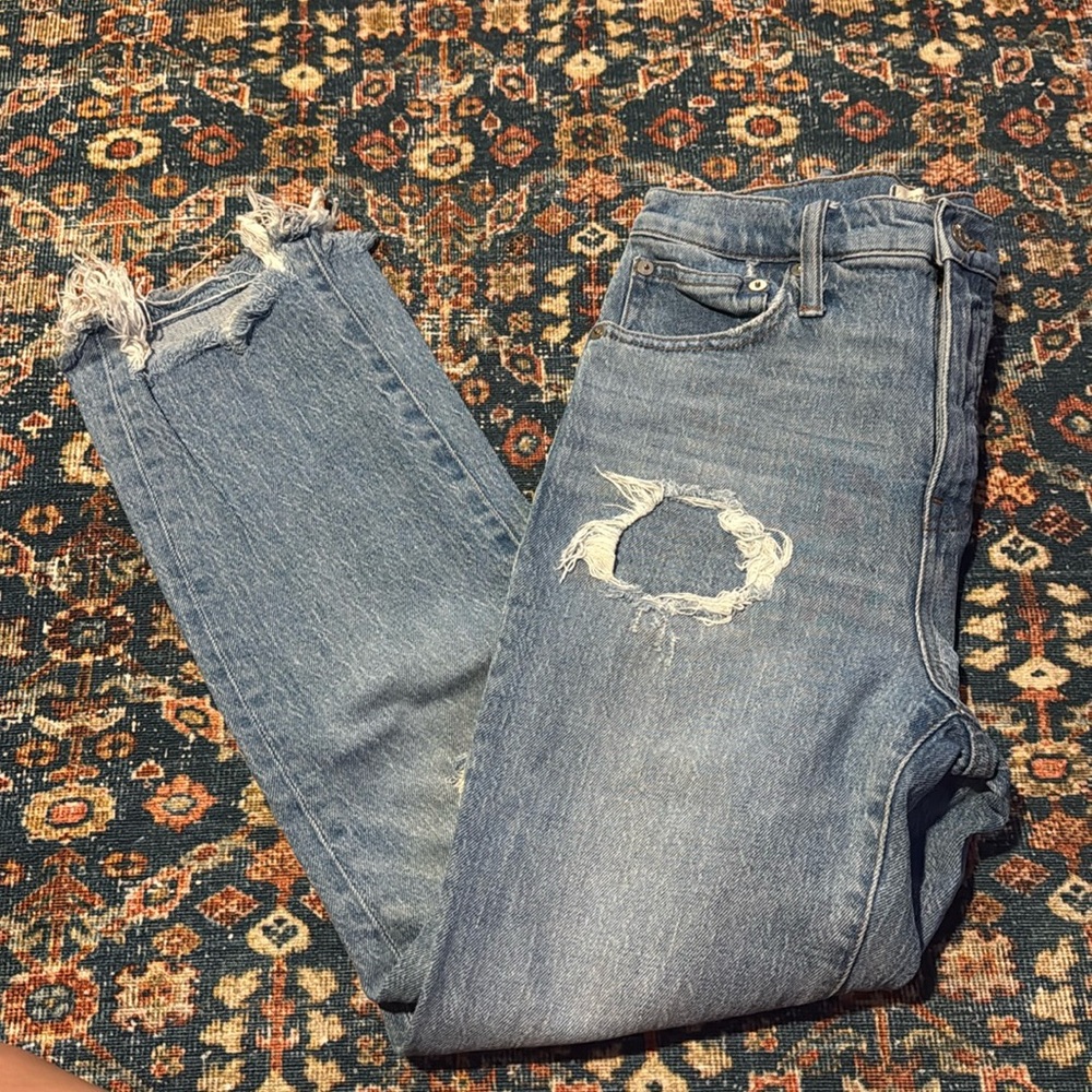 Madewell classic straight leg Jean